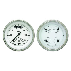 PartzBiz CM WH32SLF - เครื่องดนตรีคลาสสิค White Hot Two Gauge Set
