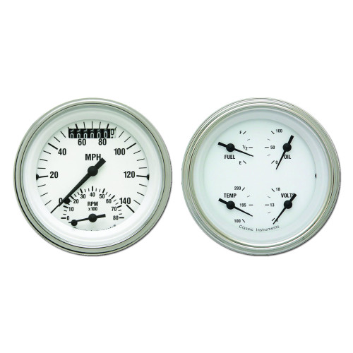 PartzBiz CM: WH32SLF-เครื่องดนตรีคลาสสิค White Hot Two Gauge Set