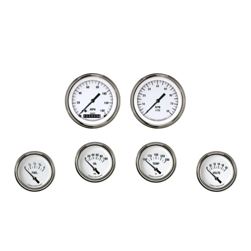 PartzBiz CM: WH201SLF-White Hot Six Gauge Set 201 PartzBiz CM: WH201SLF-White Hot Six Gauge Set 201