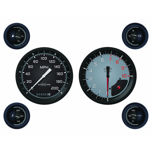 PartzBiz CM: AX51GBLF-Classic Instruments Auto Cross Grey 6 เกจชุด