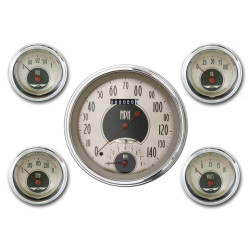 PartzBiz CM AN65SLC - Classic Instruments American Nickel 5 Gauge Set