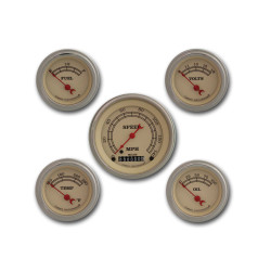 PartzBiz CM VT00SLF - เครื่องดนตรีคลาสสิก Vintage Series Five Gauge Set