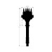 PartzBiz CM: 23753-Black Chevy Small / Big Block Dual Sync Distributor PartzBiz CM: 23753-Black Chevy Small / Big Block Dual Sync Distributor