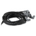 PartzBiz CM: 31223-Black Super Conductor Universal 8 Cyl, 90° Plug/90° Plug PartzBiz CM: 31223-Black Super Conductor Universal 8 Cyl, 90° Plug/90° Plug