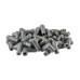 PartzBiz CM: 34514-Boots, 90 Degree Logo Spark Plug, Gray Silicone 50EA