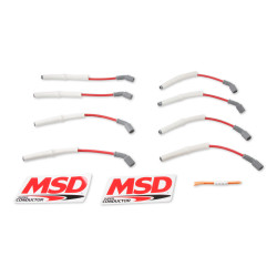 PartzBiz CM 39849 - Super Conductor Spark Plug Wire Set, GM 2001, Truck, 8.1L