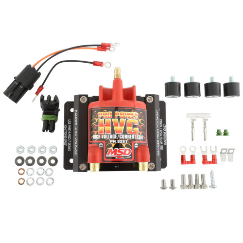 PartzBiz CM: 8251-MSD Ignition Coil - Pro Power HVC - Red PartzBiz CM: 8251-MSD Ignition Coil - Pro Power HVC - Red