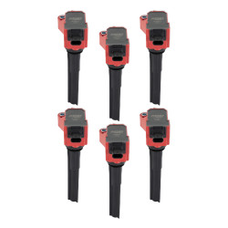 PartzBiz CM 826016 - MSD Ignition Coil - Ford EcoBoost - 2.7L / 3.0L V6 - Red - 6-Pack PartzBiz CM 826016 - MSD Ignition Coil - Ford EcoBoost - 2.7L / 3.0L V6 - Red - 6-Pack