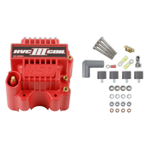 PartzBiz CM: 82612-MSD Ignition Coil - HVC-3 Series - Red PartzBiz CM: 82612-MSD Ignition Coil - HVC-3 Series - Red