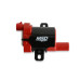 PartzBiz CM: 82638-MSD Ignition Coil - GM LS Blaster Series - L-Series Truck Engine - Red - 8-Pack