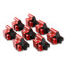 PartzBiz CM: 82648-MSD Ignition Coil - GM LS Blaster Series - L-Series Truck Engine - Red - 8-Pack