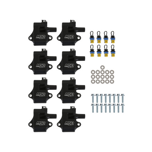 PartzBiz CM: 828583-MSD Ignition Coil - Pro Power Series - GM LS1/LS6 Engines - Black - 8-Pack PartzBiz CM: 828583-MSD Ignition Coil - Pro Power Series - GM LS1/LS6 Engines - Black - 8-Pack