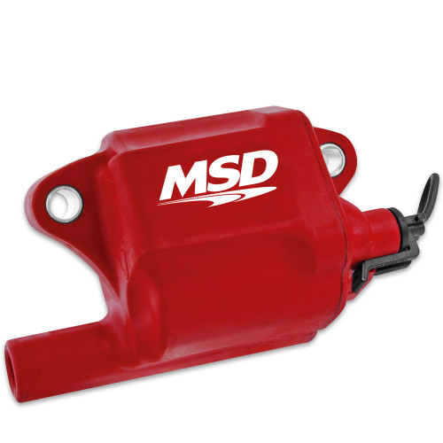 PartzBiz CM: 8287-MSD Ignition Coil - Pro Power Series - GM LS2/LS7 Engines - Red