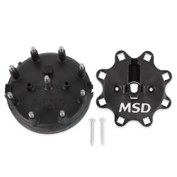 PartzBiz CM 84083 - MSD Distributor Cap - Ford HEI - Black PartzBiz CM 84083 - MSD Distributor Cap - Ford HEI - Black