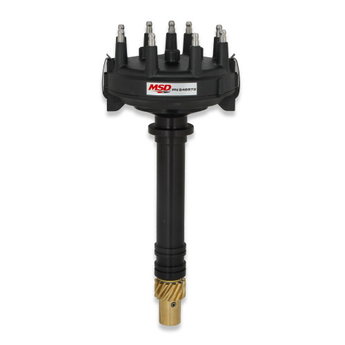PartzBiz CM: 846973-MSD Black Chevy Low-Profile Crank Trigger Distributor PartzBiz CM: 846973-MSD Black Chevy Low-Profile Crank Trigger Distributor