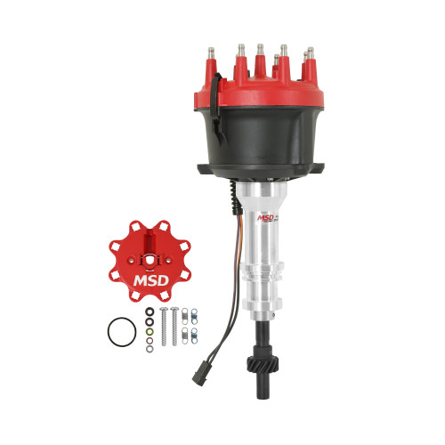 PartzBiz CM: 85840-Ford 351W Steel Gear Billet Distributor
