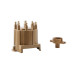PartzBiz CM: 8132-ACCEL Distributor Cap & Rotor Kit - HEI Style - Tan