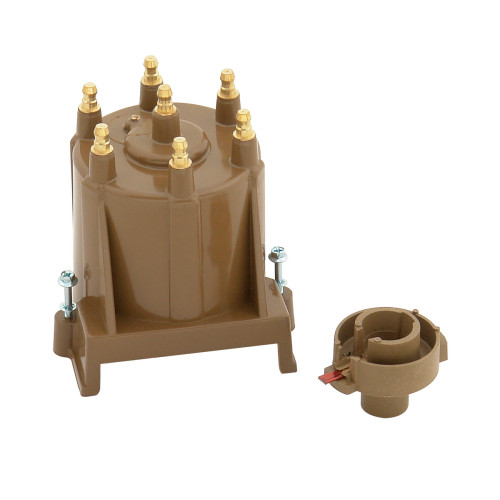 PartzBiz CM: 8133ACC-ACCEL Distributor Cap & Rotor Kit - HEI Style - Tan