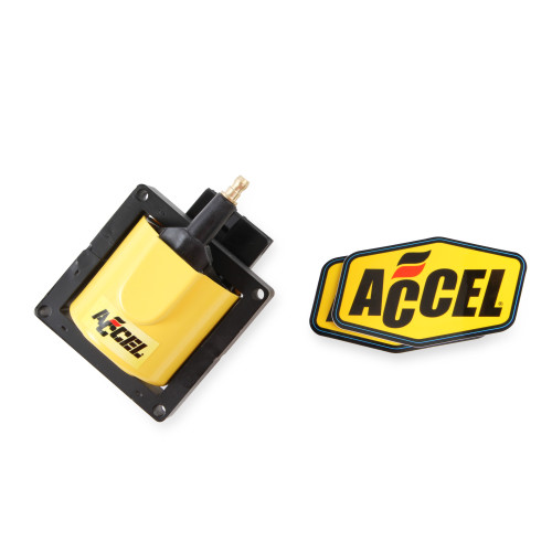 PartzBiz CM: 140012-ACCEL Ignition Coil - SuperCoil - 1984-1998 Ford EEC-IV - Yellow - Individual PartzBiz CM: 140012-ACCEL Ignition Coil - SuperCoil - 1984-1998 Ford EEC-IV - Yellow - Individual