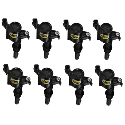 PartzBiz CM: 140033K-8-ACCEL Ignition Coil - SuperCoil - 2004-2008 Ford 4.6L/5.4L/6.8L 3-valve engines - Black - 8-Pack PartzBiz CM: 140033K-8-ACCEL Ignition Coil - SuperCoil - 2004-2008 Ford 4.6L/5.4L/6.8L 3-valve engines - Black - 8-Pack
