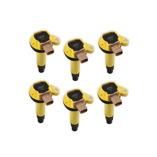 PartzBiz CM: 140646-6-ACCEL Ignition Coil - SuperCoil - 2010-2016 Ford EcoBoost 3.5L V6 - Yellow - 6-Pack (3-Pin) PartzBiz CM: 140646-6-ACCEL Ignition Coil - SuperCoil - 2010-2016 Ford EcoBoost 3.5L V6 - Yellow - 6-Pack (3-Pin)