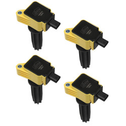 PartzBiz CM 140670-4 - ACCEL Ignition Coil - SuperCoil - 2012-2017 Ford EcoBoost 2.0L/2.3L - L4 - Yellow - 4-Pack PartzBiz CM 140670-4 - ACCEL Ignition Coil - SuperCoil - 2012-2017 Ford EcoBoost 2.0L/2.3L - L4 - Yellow - 4-Pack