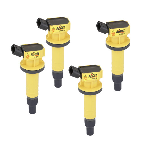 PartzBiz CM: 140073-4-คอยล์จุดระเบิด ACCEL - SuperCoil - Toyota 1.8L - I4 - 4-Pack PartzBiz CM: 140073-4-คอยล์จุดระเบิด ACCEL - SuperCoil - Toyota 1.8L - I4 - 4-Pack