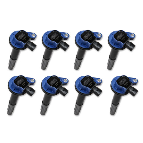 PartzBiz CM: 140060B-8-ACCEL คอยล์จุดระเบิด Super Coil Series 2011-2016 เครื่องยนต์ Ford 5.0L Coyote, Blue, 8-Pack PartzBiz CM: 140060B-8-ACCEL คอยล์จุดระเบิด Super Coil Series 2011-2016 เครื่องยนต์ Ford 5.0L Coyote, Blue, 8-Pack