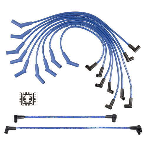 PartzBiz CM: 5056B-ACCEL Spark Plug Wires - 8mm SUPER STOCK SPIRAL CUST BU PartzBiz CM: 5056B-ACCEL Spark Plug Wires - 8mm SUPER STOCK SPIRAL CUST BU