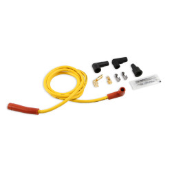 PartzBiz CM 170500 - Single Wire Replacement Kit - Staight and 90° Spark plug boots - Universal - Yellow