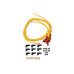 PartzBiz CM: 3008-Spark Plug Wire Set - 7mm - Super Stock with Copper Core - Universal Straight Boots - Yellow PartzBiz CM: 3008-Spark Plug Wire Set - 7mm - Super Stock with Copper Core - Universal Straight Boots - Yellow