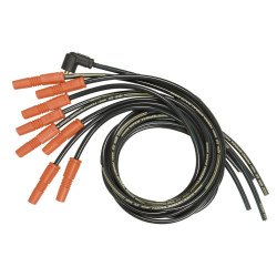 PartzBiz CM 7040 - Spark Plug Wire Set - 8.8mm - 300+ Ferro-Spiral Race Wire - Universal - Vari-Angle Boots