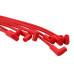 PartzBiz CM: 4041R-Spark Plug Wire Set- 8mm - Super Stock Universal with Graphite Core - Red Wire with Red 90 Deg Boots PartzBiz CM: 4041R-Spark Plug Wire Set- 8mm - Super Stock Universal with Graphite Core - Red Wire with Red 90 Deg Boots