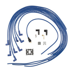PartzBiz CM 5041B - ชุดสายหัวเทียน - 8 มม. - สากล - ลวดสีน้ำเงินพร้อมบู๊ท 90 องศาสีน้ำเงิน PartzBiz CM 5041B - ชุดสายหัวเทียน - 8 มม. - สากล - ลวดสีน้ำเงินพร้อมบู๊ท 90 องศาสีน้ำเงิน
