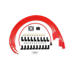 PartzBiz CM 5040R - ชุดสายหัวเทียน - 8 มม. - สากล - ลวดสีแดงพร้อมบู๊ทตรงสีแดง PartzBiz CM 5040R - ชุดสายหัวเทียน - 8 มม. - สากล - ลวดสีแดงพร้อมบู๊ทตรงสีแดง