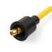 PartzBiz CM: 4041-Spark Plug Wire Set - 8mm - Yellow with Orange 90 Deg Boots PartzBiz CM: 4041-Spark Plug Wire Set - 8mm - Yellow with Orange 90 Deg Boots
