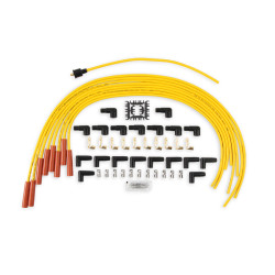 PartzBiz CM 4040 - ชุดสายหัวเทียน - 8 มม. - สีเหลืองพร้อมบู๊ทตรงสีส้ม PartzBiz CM 4040 - ชุดสายหัวเทียน - 8 มม. - สีเหลืองพร้อมบู๊ทตรงสีส้ม