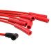 PartzBiz CM: 5129R-Spark Plug Wire Set - Super Stock Spiral Core 8mm - Jeep L6 - Red