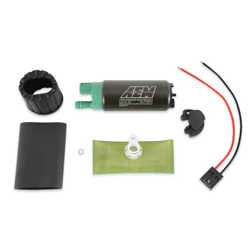 PartzBiz CM: 50-1230-
AEM 400LPH E85-COMPATIBLE FUEL PUMP KIT - DOUBLE BARB

