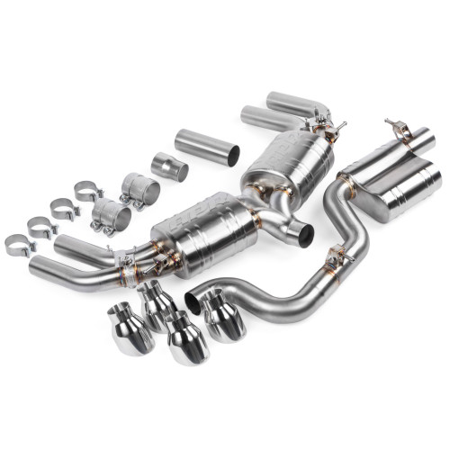 PartzBiz CM: CBK0003-APR ระบบท่อไอเสีย Catback - S3 ซีดาน (8V) PartzBiz CM: CBK0003-APR ระบบท่อไอเสีย Catback - S3 ซีดาน (8V)