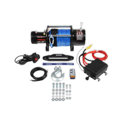 PartzBiz CM: 17011AOR-ANVIL - 17,000 LBS WINCH W/ SYNTHETIC ROPE & ALUMINUM FAIRLEAD PartzBiz CM: 17011AOR-ANVIL - 17,000 LBS WINCH W/ SYNTHETIC ROPE & ALUMINUM FAIRLEAD