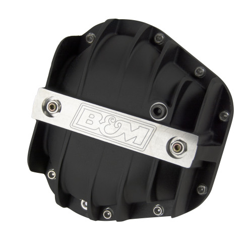 PartzBiz CM: 11314-B&M Hi-Tek Aluminum Differential Cover for Dana 60/70 - Black