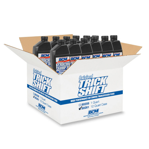 PartzBiz CM: 80261-B&M Trick Shift Automatic Transmission Fluid - Case of 12 Quart Bottles PartzBiz CM: 80261-B&M Trick Shift Automatic Transmission Fluid - Case of 12 Quart Bottles