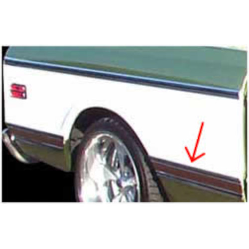 PartzBiz CM: MFBL91L-Brothers Trucks Bed Molding - Front Of Wheel - Longbed - Black PartzBiz CM: MFBL91L-Brothers Trucks Bed Molding - Front Of Wheel - Longbed - Black