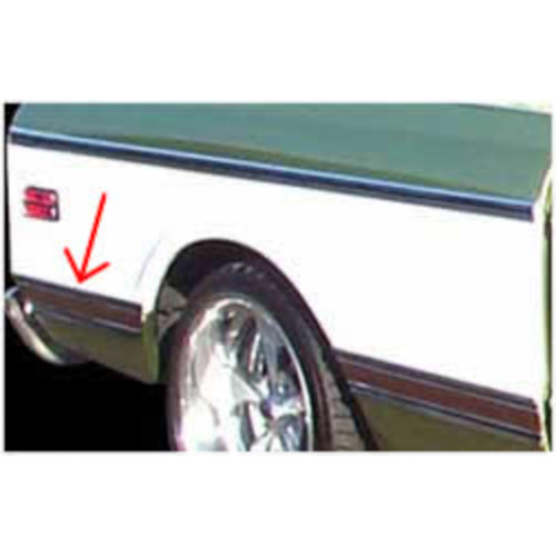 PartzBiz CM: MFBL92R-Brothers Trucks Bed Molding - Rear Of Wheel - Longbed - Black PartzBiz CM: MFBL92R-Brothers Trucks Bed Molding - Rear Of Wheel - Longbed - Black