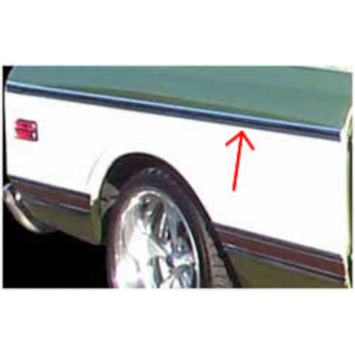 PartzBiz CM: MFL8000-Brothers Trucks Bed Molding - Upper - Longbed PartzBiz CM: MFL8000-Brothers Trucks Bed Molding - Upper - Longbed