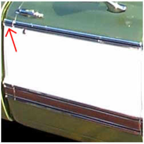 PartzBiz CM: MF050LH-Brothers Trucks Cab Molding - Upper PartzBiz CM: MF050LH-Brothers Trucks Cab Molding - Upper