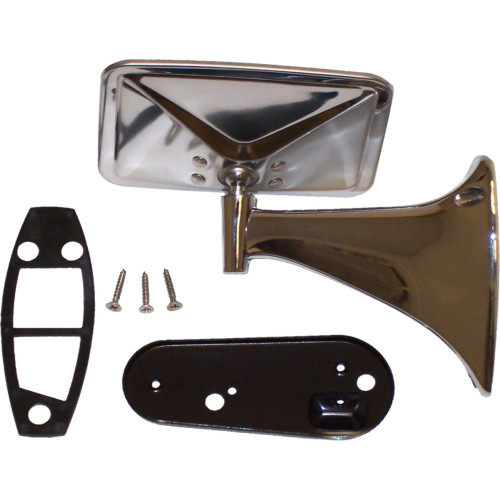 PartzBiz CM: OMA72LH-Brothers Trucks CHROME MIRROR - RECTANGLE - LH PartzBiz CM: OMA72LH-Brothers Trucks CHROME MIRROR - RECTANGLE - LH