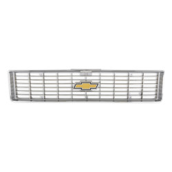 PartzBiz CM 04-168 - BROTHERS Trucks C/K Chevy Grille - พร้อมโบว์ไท - โครเมียม
