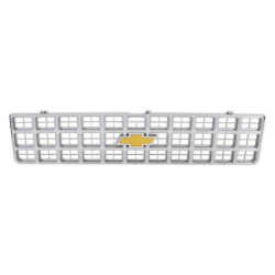 PartzBiz CM 04-173 - BROTHERS Trucks C/K Chevy Grille - พร้อมโบว์ไท - โครเมียม